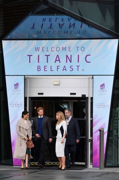 Musée Titanic Belfast  - Page 3 Meghan-Markle-Et-Le-Prince-Harry-A-Belfast-Le-23-Mars-2018-2