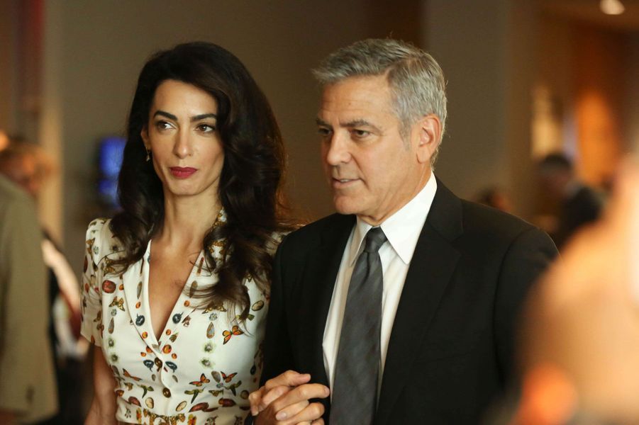 Amal Clooney (38) et George Clooney (55)