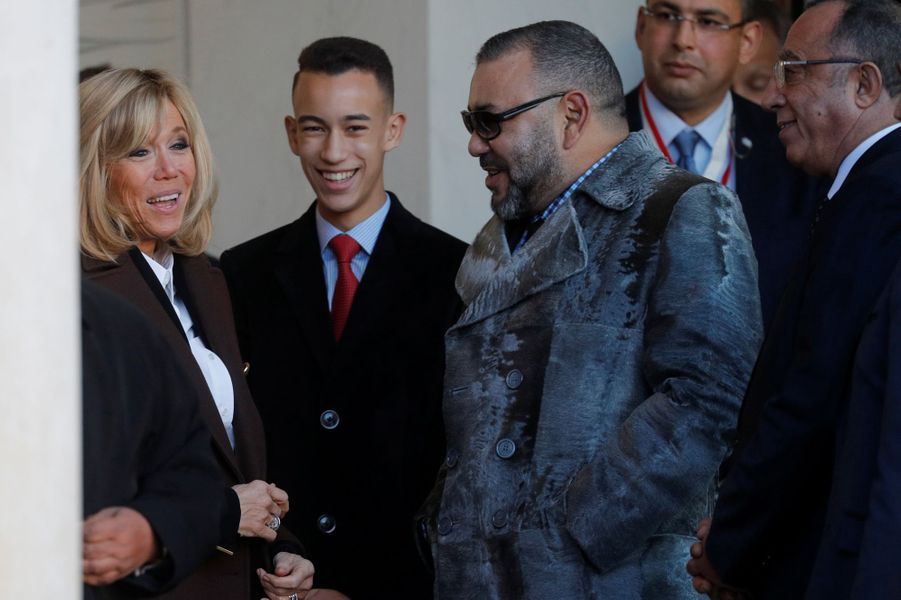 Mohammed VI Du Maroc Et Moulay El Hassan A? Paris, Le 12 De?cembre 2017 13
