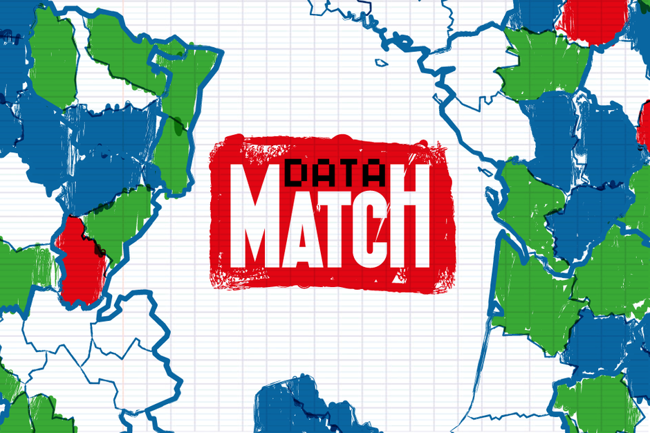 Langue française: la #dataviz de @Data_Match sur l'illettrisme et les personnes en difficulté